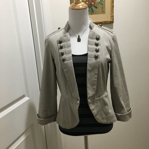 Vintage 90s H&M Military Style Jacket - Picture 7 of 11